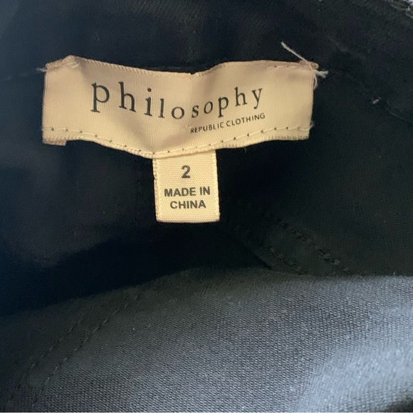 philosophy republic clothing jeans black size 2 - Picture 9 of 9